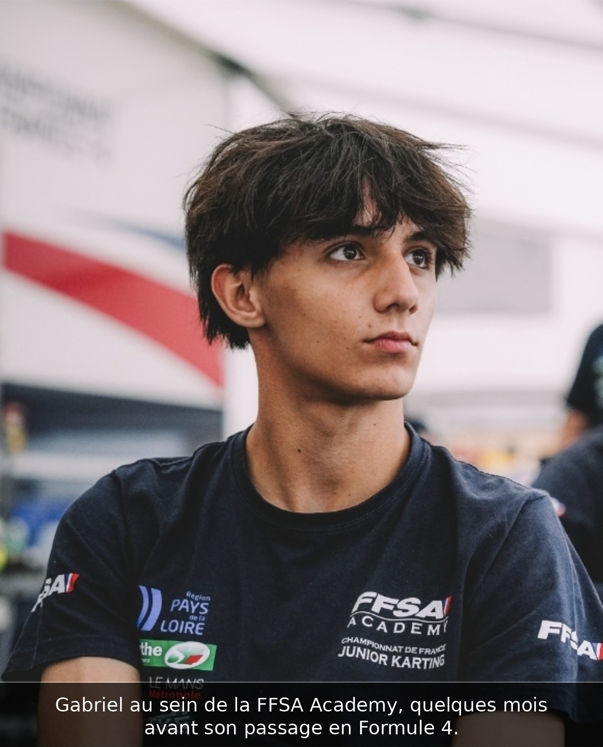 Gabriel Legrand en tenue FFSA