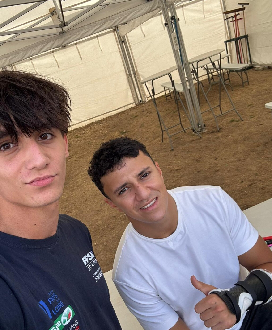 Gabriel Legrand avec Isack Hadjar