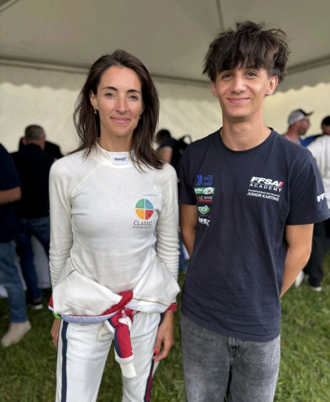 Gabriel Legrand avec Margot Laffite